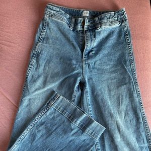 Gap High Rise Wide Leg Jeans